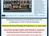 AMSTERDAMSE NAAIMACHINE CENTRALE WOUTERS