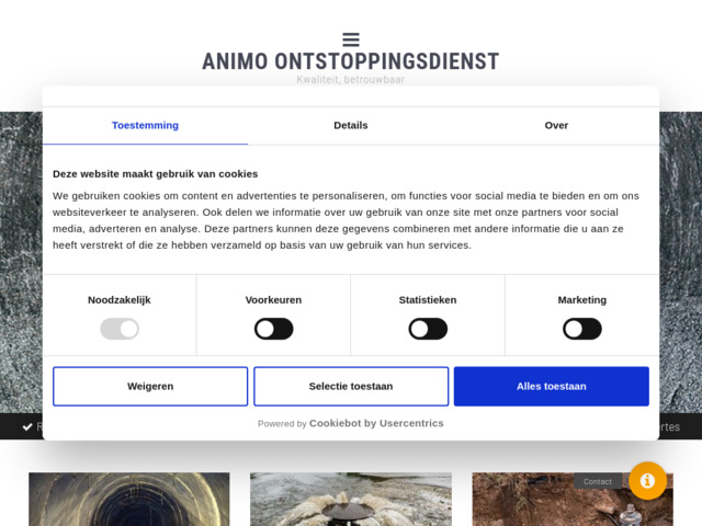 ANIMO ONTSTOPPINGSDIENST EN RIOLERING
