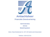 AMBACHTSHEER FINANCIELE DIENSTVERLENING