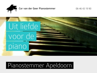 PIANOSTEMMER C W VAN DER GEER
