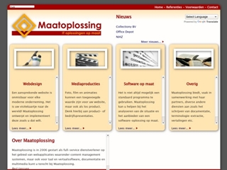 MAATOPLOSSING
