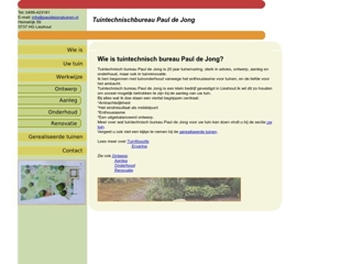 JONG TUINTECHNISCH BUREAU PAUL DE