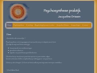 DRISSEN JACQUELINE PSYCHOSYNTHESE PRAKTIJK