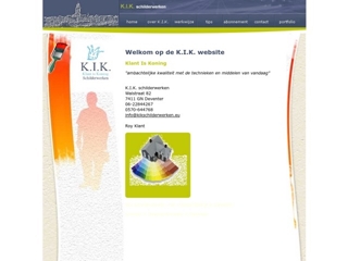 KIK KLANT IS KONING SCHILDERWERKEN