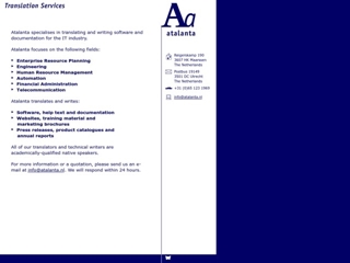 ATALANTA TRANSLATION SERVICES