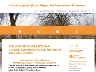HUISARTSENPRAKTIJK VAN NISPEN TOT PANNERDEN - MOOREES