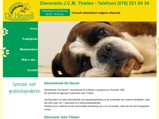 DIERENKLINIEK DE HEUVEL / DIERENARTS J C M THIELEN