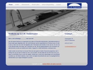 ADMINISTRATIE & BELASTINGEN ACM ONDERWATER