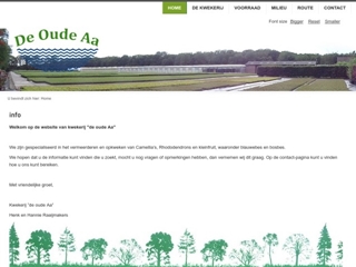 BOOMKWEKERIJ DE OUDE AA