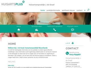 HUISARTSENPRAKTIJK NIEUWSANDE J. DE GRAAF