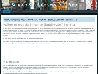 BOONSTRA SCHOEN- EN SLEUTELSERVICE T