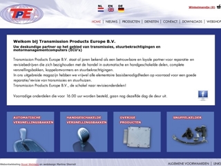 TRANSMISSION PRODUCTS EUROPE BV