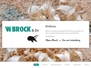 PARKETWINKEL-BOUWBEDRIJF W BROCK & ZN
