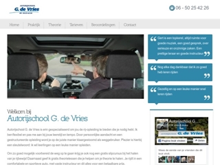 VRIES AUTORIJSCHOOL G DE