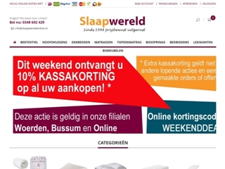 BEDDEN- EN MATRASSENSPECIALIST SLAAPWERELD