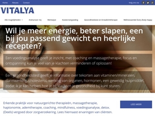 VITALYA MASSAGE, THERAPIE, COACH, VOEDING EN DETOX