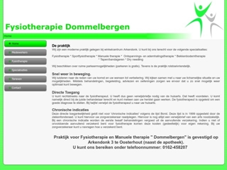FYSIOTHERAPIE EN MANUELE THERAPIE DOMMELBERGEN