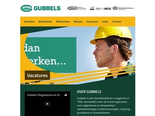 GUBBELS WEGENBOUW- EN SLOOPWERKEN BV
