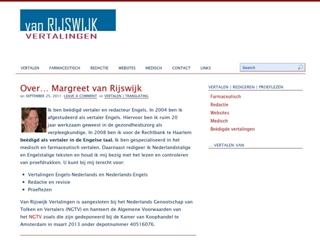 VAN RIJSWIJK VERTALINGEN