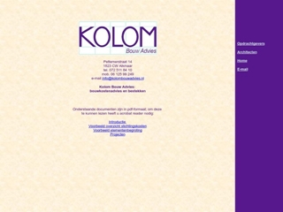 KOLOM BOUW ADVIES