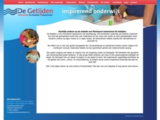MONTESSORI BASISSCHOOL EN PEUTERGROEP DE GETIJDEN