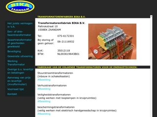 BIKA TRANSFORMATOREN FABRIEK BV