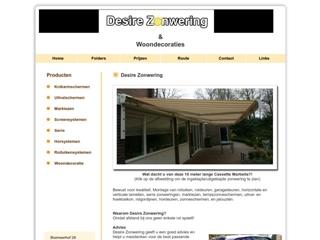 DESIRE ZONWERING EN WONEN
