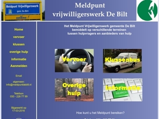 MELDPUNT VRIJWILLIGERSWERK GEMEENTE DE BILT STICHTING