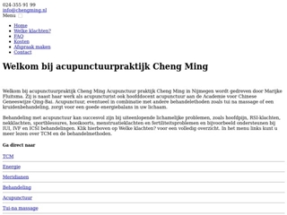 CHENG MING ACUPUNCTUURPRAKTIJK