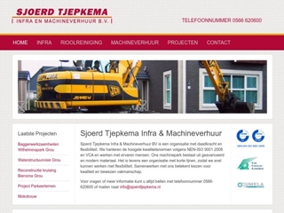 SJOERD TJEPKEMA INFRA EN MACHINEVERHUUR BV