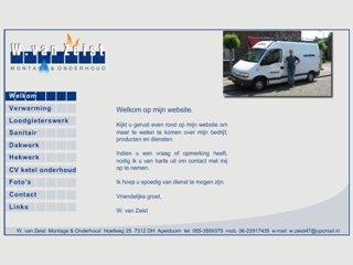 ZEIST MONTAGE EN ONDERHOUD W VAN
