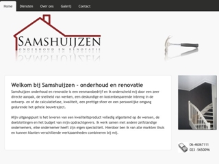 SAMSHUIJZEN ONDERHOUD EN RENOVATIE