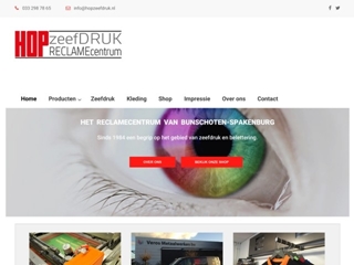 HOP ZEEFDRUK EN BELETTERINGEN