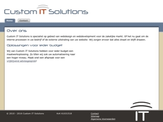 CUSTOM IT SOLUTIONS