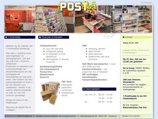 POSTHOEKJE POSTAGENTSCHAP 'T