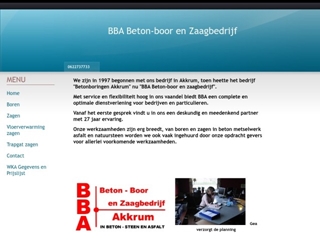 BBA BETONBOOR ZAAGBEDRIJF
