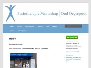 SCHOUTEN FYSIOTHERAPIE MAATSCHAP OUD OEGSTGEEST