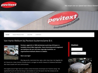 PEVITEXT BUITENRECLAME