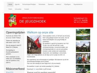 JEUGDHOEK SPEELTUINVERENIGING DE