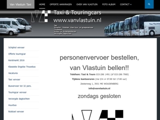VLASTUIN TAXI EN TOURINGCAR BV VAN