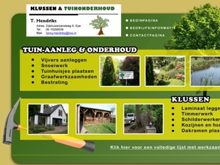 HENDRIKS KLUSSEN EN TUINONDERHOUD T