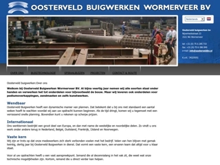 OOSTERVELD BUIGWERKEN WORMERVEER BV