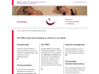 INSTITUUT VOOR PERSOONLIJKE BEGELEIDING EN ONTWIKKELING