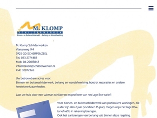 KLOMP SCHILDERWERKEN M