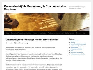 BOEMERANG GRAVEERBEDRIJF DE