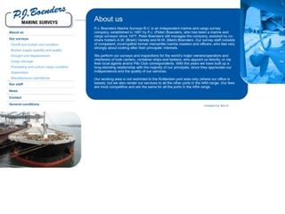 BOENDERS MARINE SURVEYS CV P J