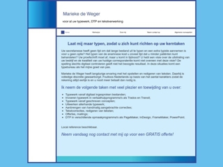 TEKSTVERWERKINGSBUREAU DE WEGER