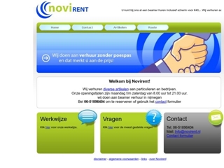 NOVIRENT BEAMERVERHUUR NIJMEGEN