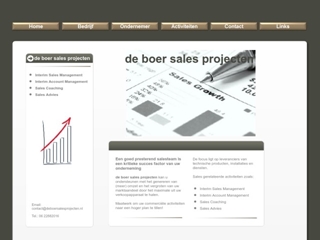 BOER SALES PROJECTEN DE