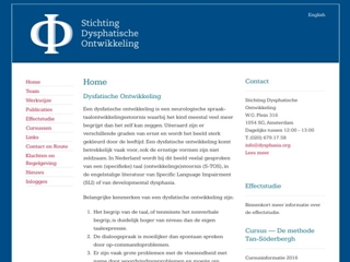 DYSPHATISCHE ONTWIKKELING STICHTING